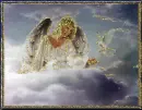 angel with pigeon