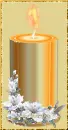 yellow candle