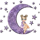 sitting moon