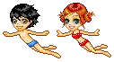 synchronized swimming