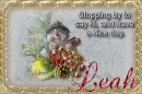 Leah-stopping by to say have a nice day
