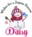 Wishes for a Joyous Season. Daisy