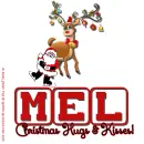 Mel - Christmas Hugs - Reindeer - Santa 