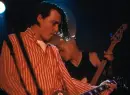 on stage