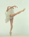 in white
