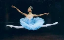 ballerina in blue