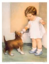 baby and the dog
