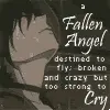 too strong to cry