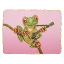 frog with guitar