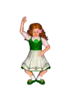 Irish dancer girl