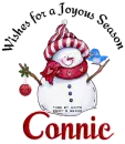 Wishes for a joyous Season. Connie