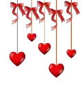 red hearts