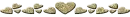 gold hearts