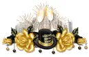 New Years in Gold divider