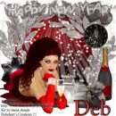Deb -Happy New Year red