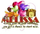 Happy Birthday ~ Melissa