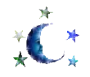 moon and stars