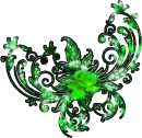 green glitter