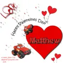 Matthew - Happy Valentines Day - Truck