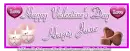 Happy Valentine's Day Banner - Jane