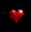 Painted heart