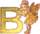 The angel with B letter