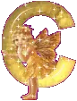 The angel with C letter