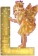 The angel with L letter