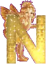 The angel with N letter