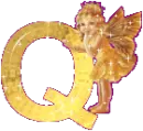 The angel with Q letter