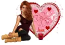 Redhead with heart - Jane