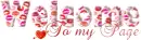 Welcome to my page ~ wel