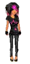 Black and pink