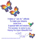 Mel - Attitude - Dreams -Wisdom