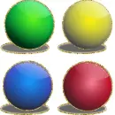 color balloons