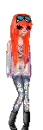 Orange hair