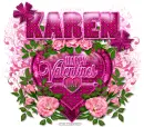 Karen-A pink Valentine