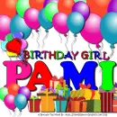 Pami - Balloons - Presents - Birthday