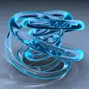 blue spiral