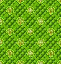 Patrick's Day Seamless Pattern: Green