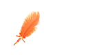 Copper Feather Pen