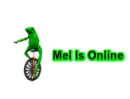 Mel - Online Now - Frog On Bicycle