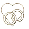 glitter heart