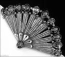 Silver Crystal Fan