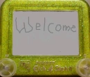 Welcome Sketch Gold