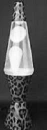 Silver Leopard Print Lava Lamp