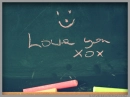 A chalked up love note