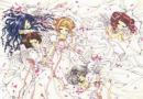 Sakura and her friends as angels