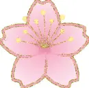 glitter flower