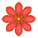 red flower